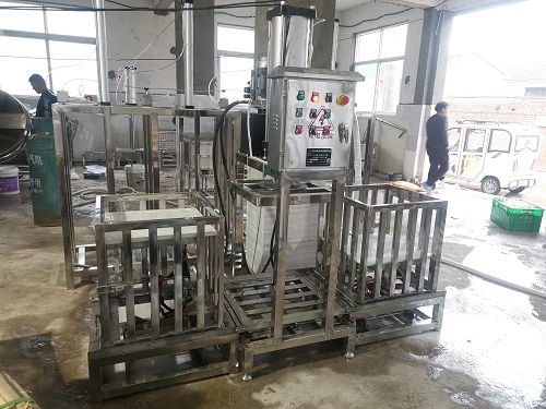 安徽淮北手动豆腐干安装完成